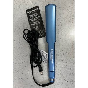 Babyliss Pro Nano Blue Titanium Ultra Thin 1.5-inch Flat Iron~Like New!